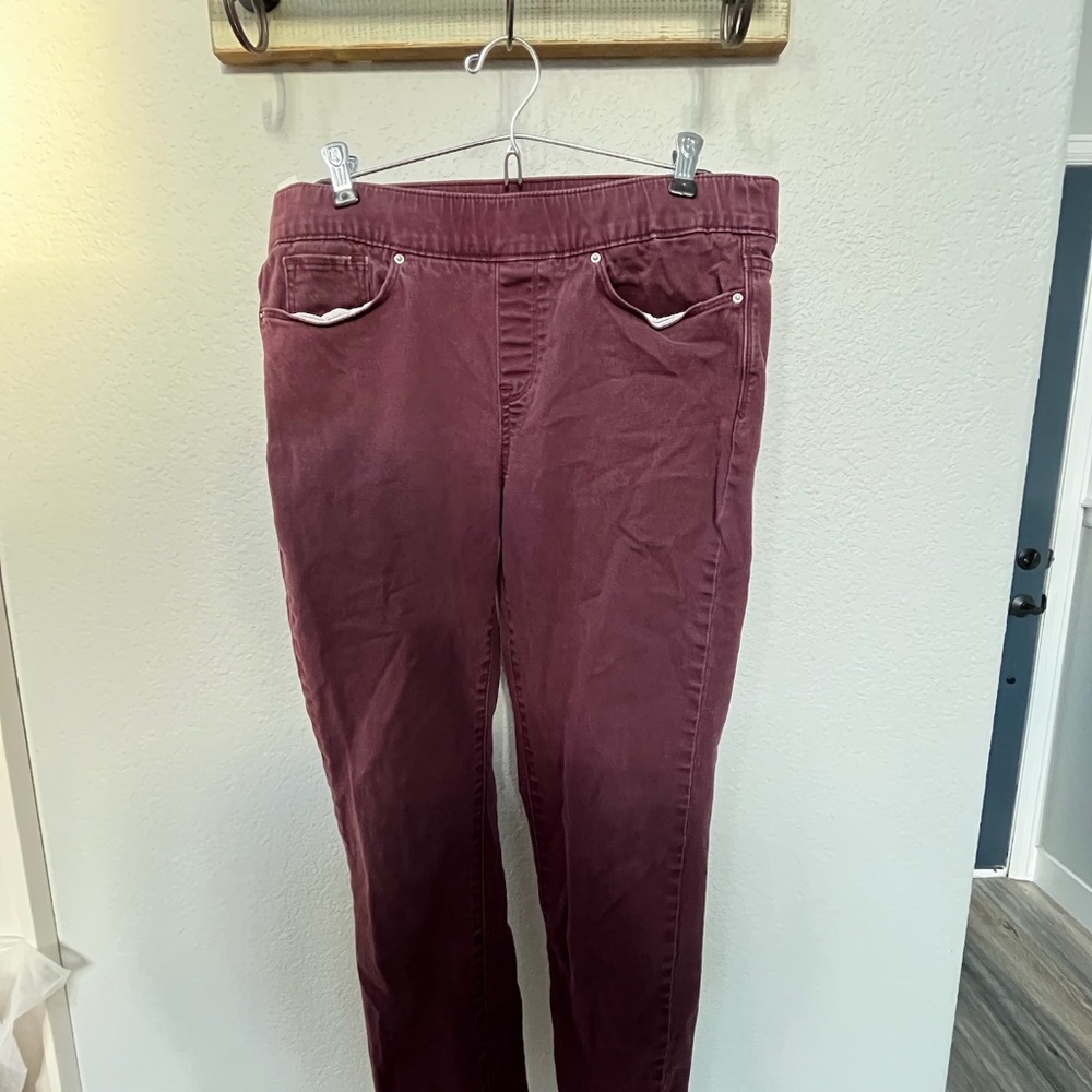 Levis Gold Totally Shaping Pull On Skinny Jeans Womens Purple size 10